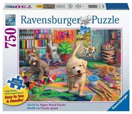 Puzzle 750 Słodcy artyści - Ravensburger