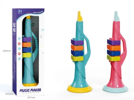 Trąbka 34x9,7x9,7cm MIX - Madej