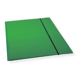 Teczka A4 z gumką lakier zielona 300gsm (10szt) - Penword