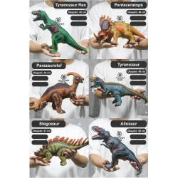 Dinozaur gumowy z głosem MIX - Trifox