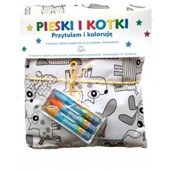 Pieski i kotki Przytulam i koloruję - Love Books