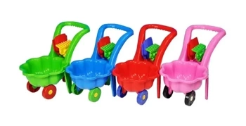 Taczka stokrotka z łopatką i grabkami - INNE