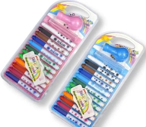 Mazaki dmuchane 12 kolorów + szablon MIX - Penword