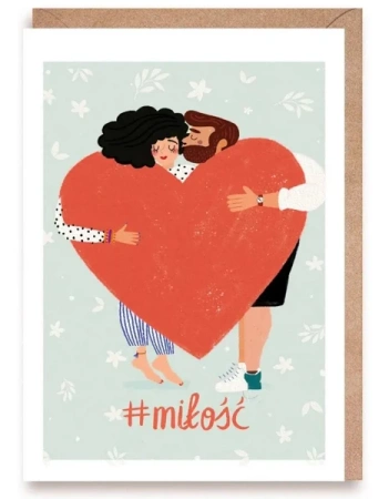 Kartka okolicznościowa Miłość - Cardie