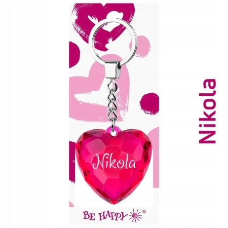 Brelok Serce Nikola - Be-Happy Gifts