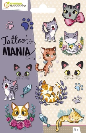 Tatuaże Tattoo Mania Koty - AVENUE MANDARINE