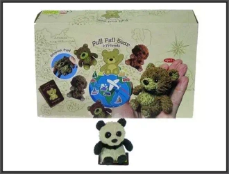 Panda z groszkiem 7cm p24 A189-DB HIPO, cena za 1szt.