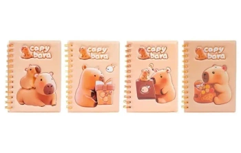 Notes B6 80K linia Kapibara mix - Fandy