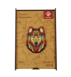 Puzzle 180 drewniane A3 Wilk - Panta Plast