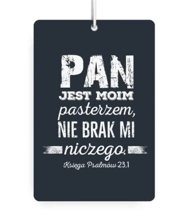 Zawieszka zapachowa - Pan jest moim pasterzem - Szaron