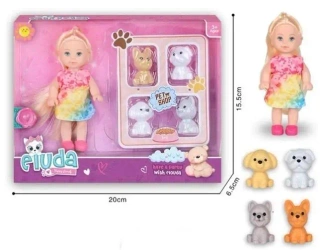 Lalka z akcesoriami - Merkpol