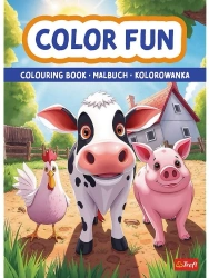 Zwierzęta na farmie. Kolorowanka. Malbuch - Praca zbiorowa