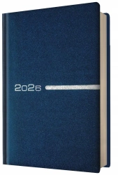 Kalendarz 2026 A5 dzienny kieszonka niebieski - Evena