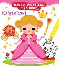 Księżniczki. Baw się, przyklejaj i koloruj! - Nathalie Belineau, Iossa Federica