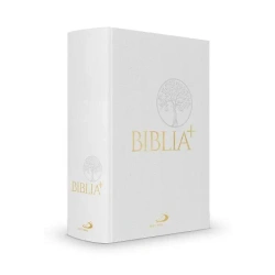 Biblia Plus płótno biała - praca zbiorowa