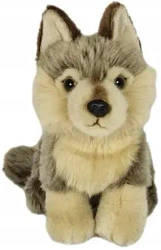 Maskotka Wilk Leśny Siedzący DUBI - 19cm