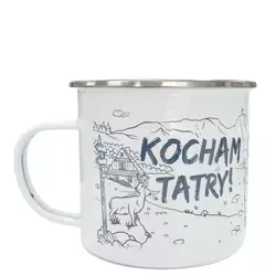 Kubek emaliowany - Kocham Tatry! - TravelSet