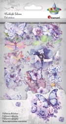 Naklejki foliowe 4 plansze motyle, kwiaty - Titanum