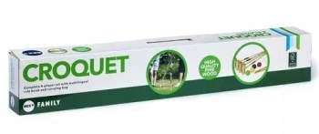 Gra plenerowa Krokiet dla 4 osób Sunsport Drewniana, certyfikat FSC - Tactic