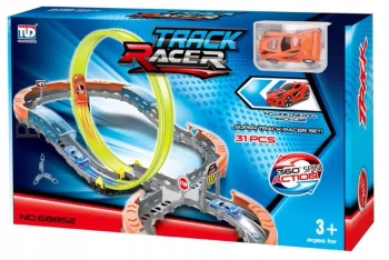 Tor wyścigowy z autem w zestawie SN009  AN01 - SMILY PLAY