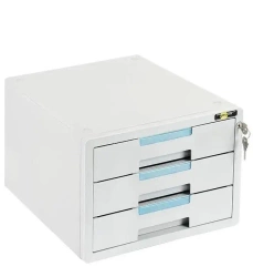 Szafka na dokumenty 3 szuflady szary YELLOW - Yellow One