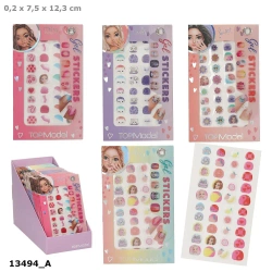 Naklejki żelowe na paznokcie Top Model BEAUTY&ME 1szt.mix 13494A - DEPESCHE