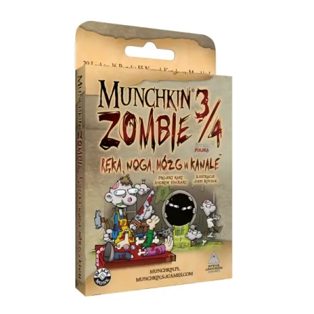 Munchkin Zombie 3/4 - Ręka, noga, mózg w kanale - Praca zbiorowa