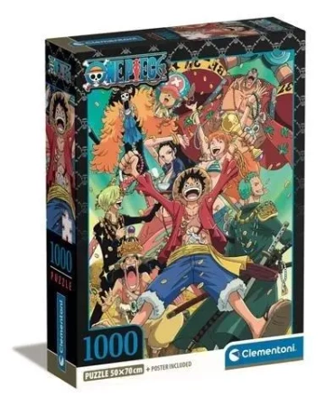 Puzzle 1000 Compact Anime One Piece - Clementoni