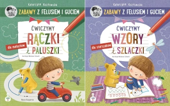 Pakiet: Zabawy z Felusiem i Guciem. Ćwiczymy wzory i szlaczki / Zabawy z - Katarzyna Kozłowska
