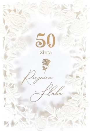 Karnet Rocznica Ślubu 50 - Armin Style