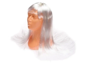 Peruka biała długie włosy - ADAR
