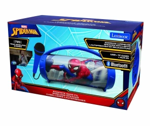 Głośnik z mikrofonem Boombox Spider Man Lexibook BTP585SPZ