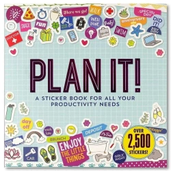 Książka z naklejkami Planowanie dnia 2500szt - Peter Pauper Press
