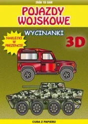 Pojazdy wojskowe. Wycinanki 3D z naklejkami - Krzysztof Tonder