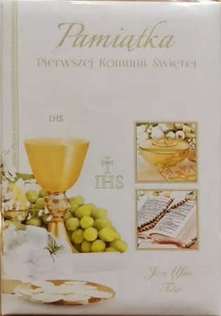 Książeczka brokat A5 Komunia wzór nr 017