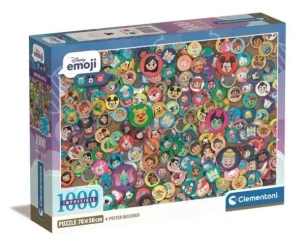 Puzzle 1000 Compact Disney Emoji - Clementoni