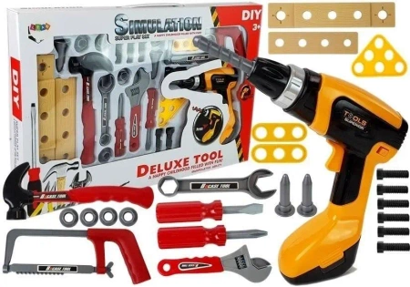 Zestaw narzedzi do majsterkowania 29el - Leantoys