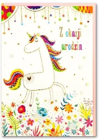 Kartka okolicznościowa Urodziny TS88 - Trend