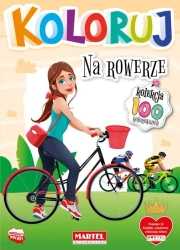 Koloruj - Na rowerze - praca zbiorowa