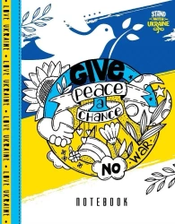 Notatnik ozdobny A5/64K kratka TW Peace - pokój - Fresh