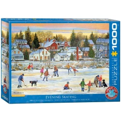 Puzzle 1000 Evening Skating by Bourque 6000-5439 - Eurographics