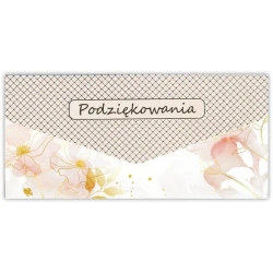 Karnet-koperta Podziękowania - Trend