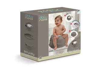 Nocnik 3w1 szary - Dolu