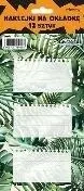 Naklejki na zeszyty - Monstera (12szt) - Henry
