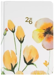Kalendarz tygodniowy 2026 B6 Żółte Kwiaty ALBI - praca zbiorowa