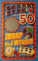 Karnet Urodziny 50 męskie - YEKU