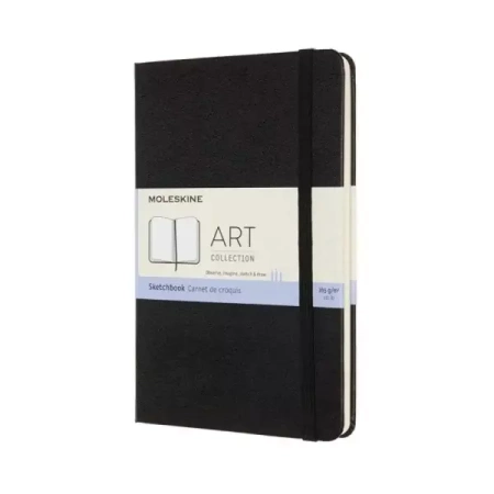 Szkicownik 11,5x18 tw. czarny MOLESKINE