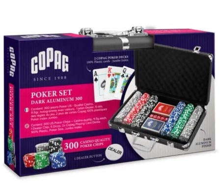 Poker Copag Set 300 żetonów - Cartamundi