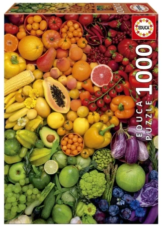 Puzzle 1000 Kolorowe witaminy - Educa
