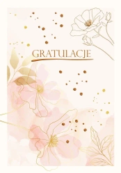 Kartka okolicznościowa Gratulacje - Trend